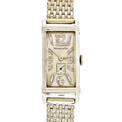 Used Longines Platinum White Gold Diamond Wristwatch