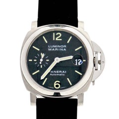 Used Panerai Stainless Steel Luminor Marina Automatic Wristwatch