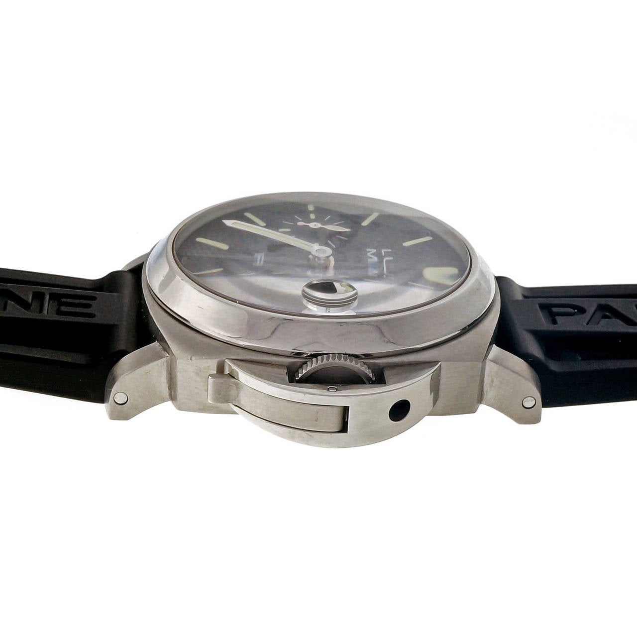 Panerai Stainless Steel Luminor Marina Automatic Wristwatch In Good Condition In Stamford, CT