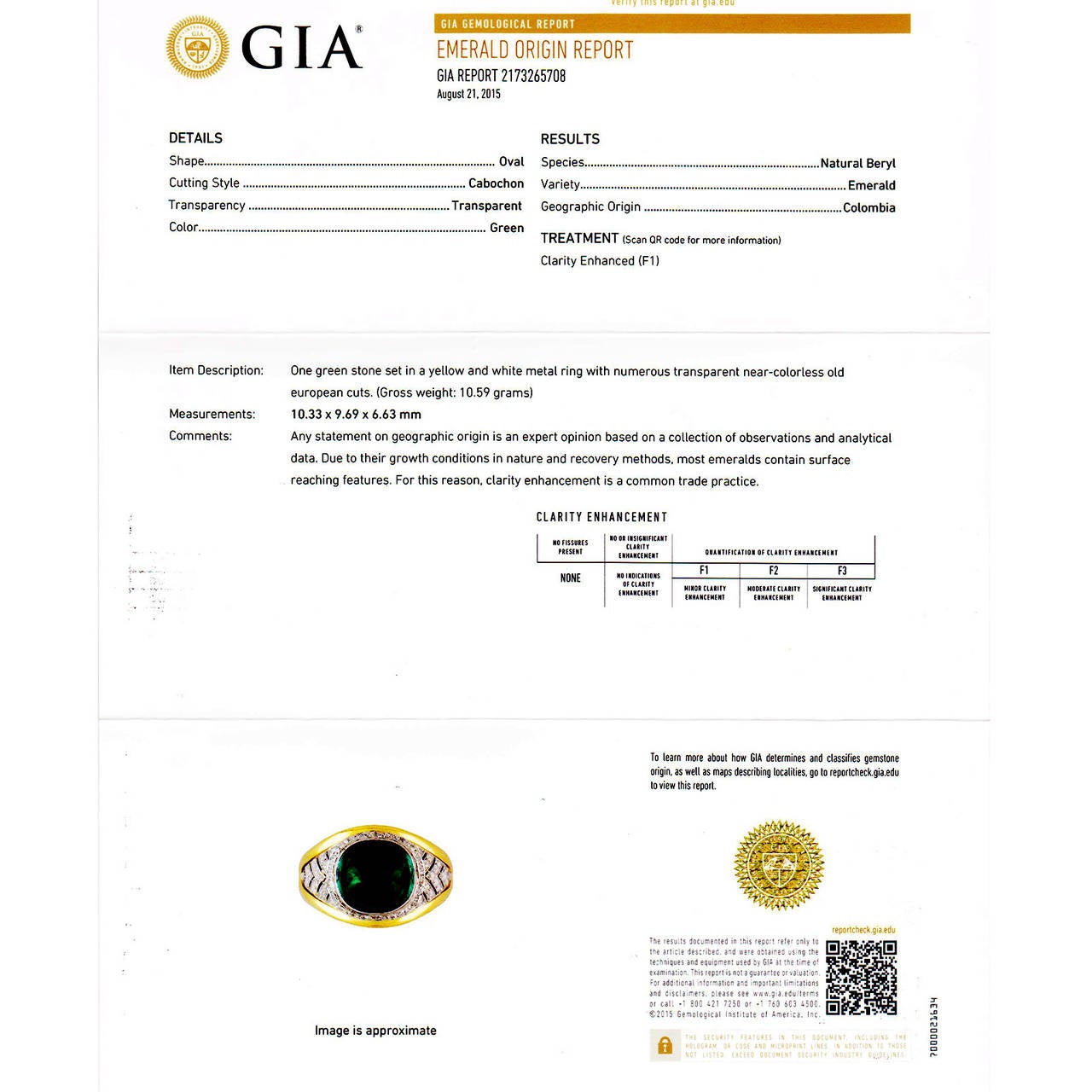 Verlobungsring, GIA-zertifizierter 5,15 Karat kolumbianischer Smaragd Diamant Gold Platin (Rundschliff) im Angebot