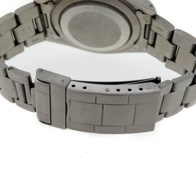 Men's Rolex Stainless Steel GMT Master II Wristwatch Ref 16760 circa 1986