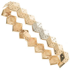 Diamond Gold Dice Bracelet 4