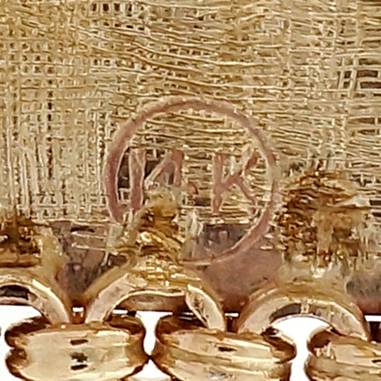 Mid-Century Oval Nephrite Jade Textured Gold Cuff Links 1