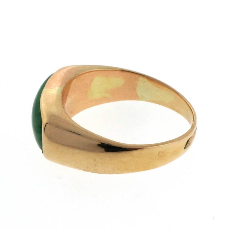 jade saddle ring