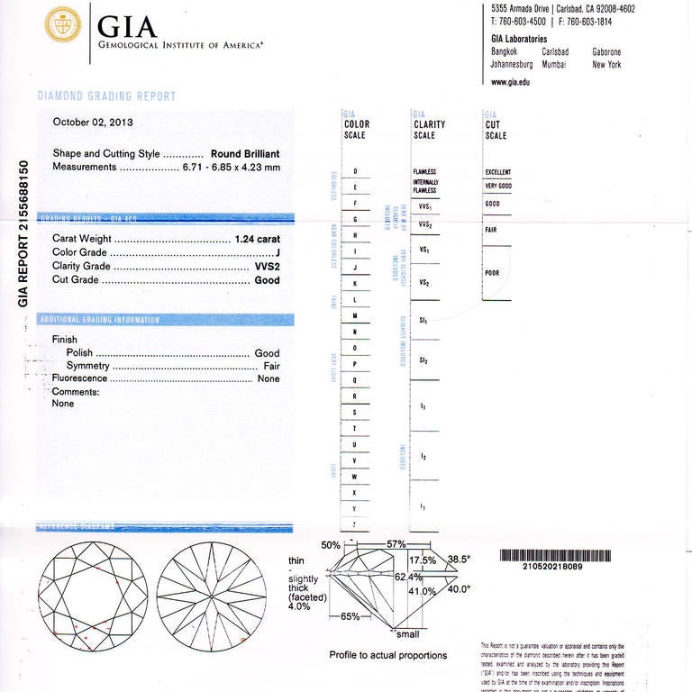 Peter Suchy GIA Certified 1.24 Carat White Diamond Halo Platinum Engagement Ring 1
