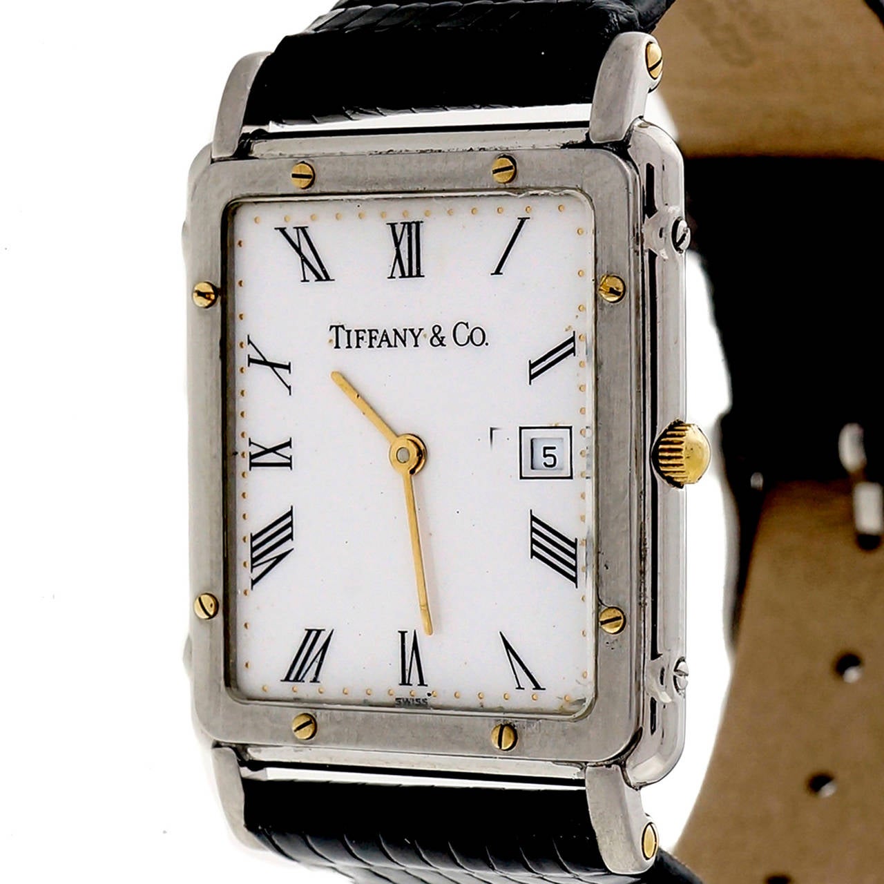 tiffany rectangle watch
