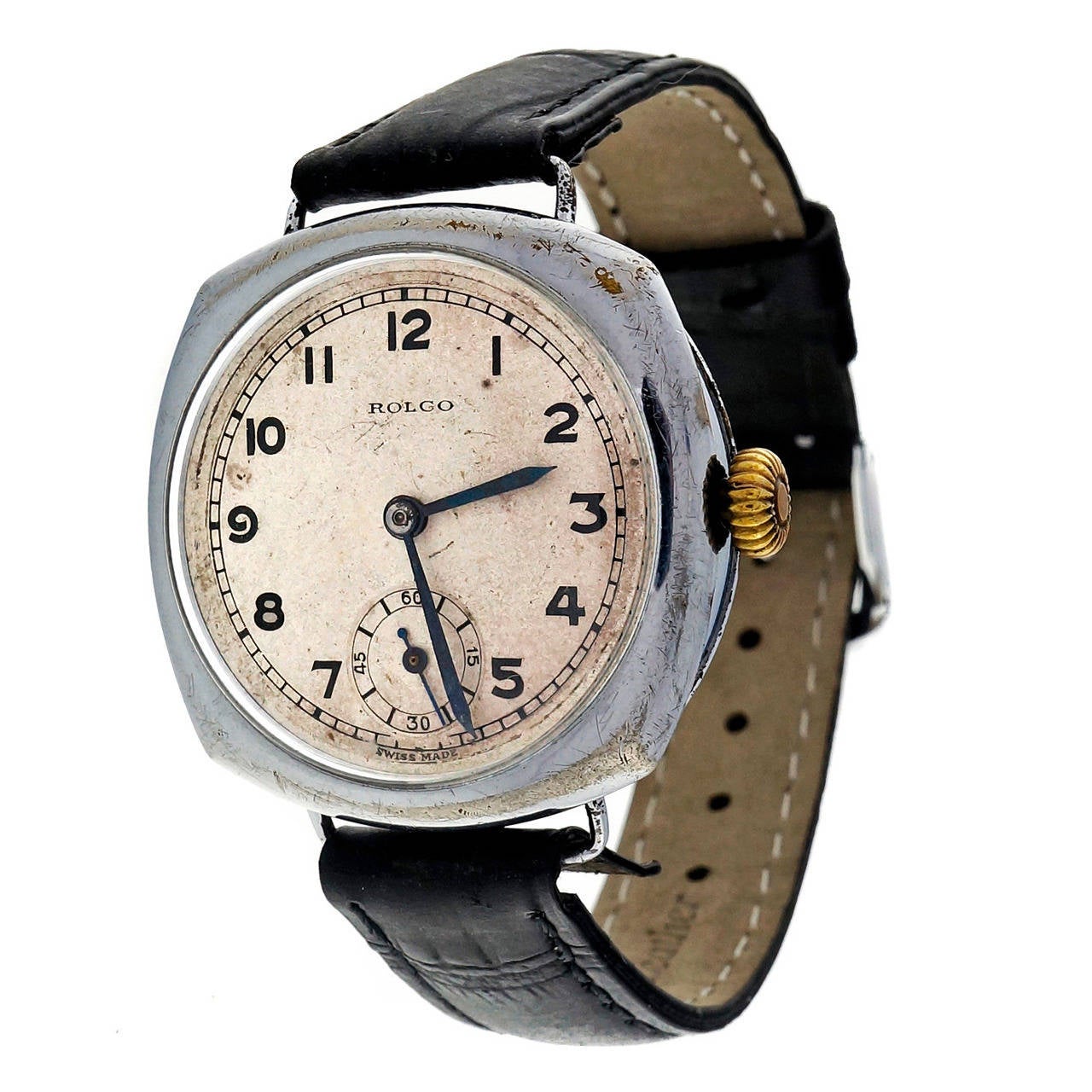 Rolex Stainless Steel Rolco Wristwatch