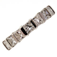 Peter Suchy Diamond Platinum Eternity Wedding Band Ring 3