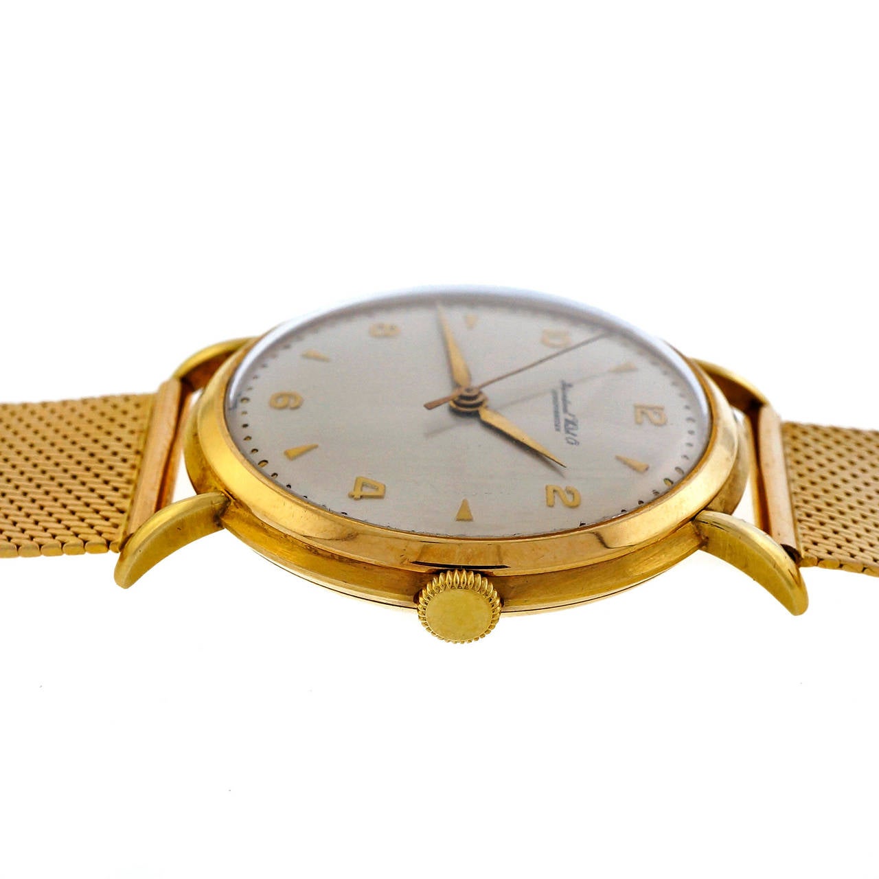 IWC Yellow Gold Wristwatch with Center Seconds 1
