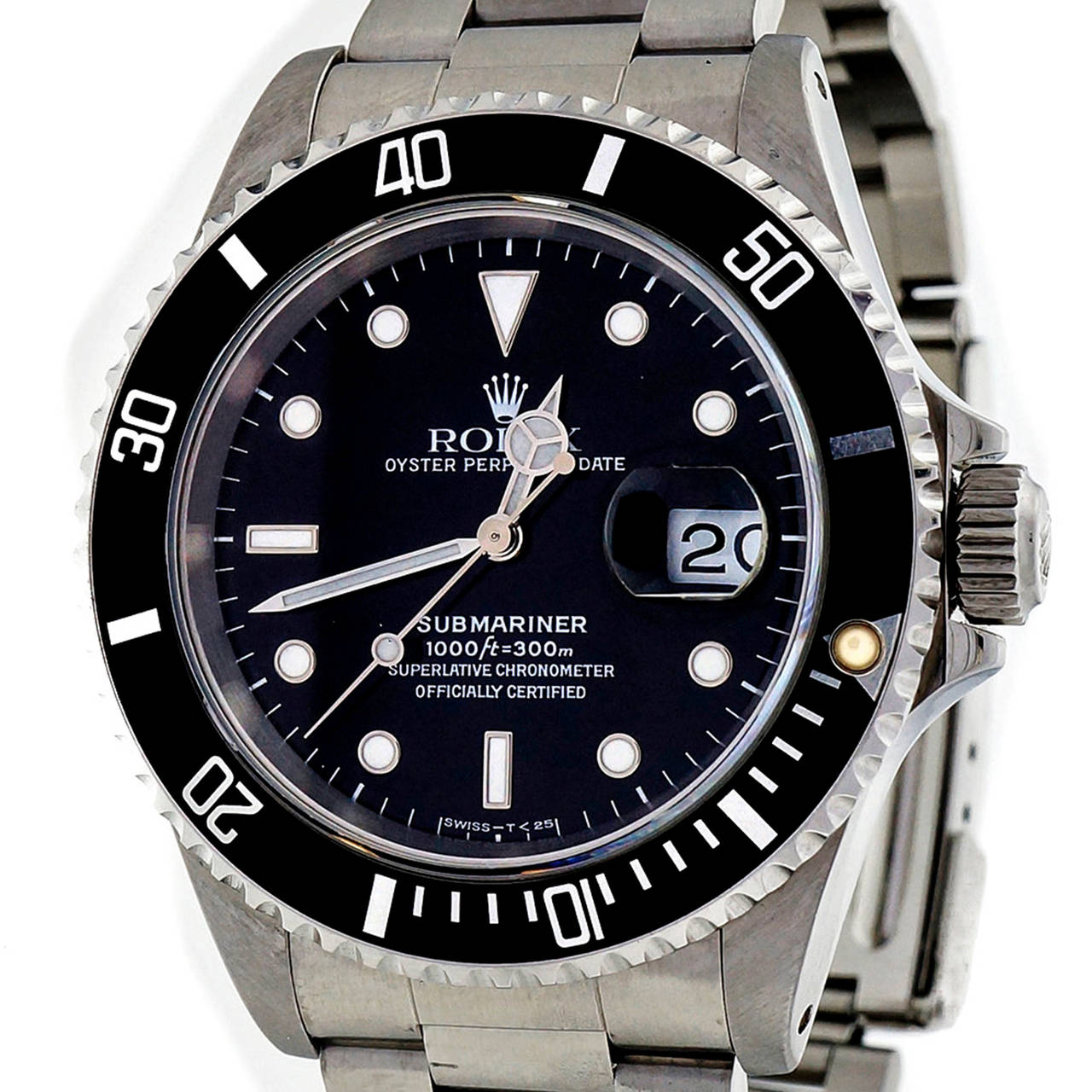Rolex Stainless Steel Submariner Wristwatch Ref 16610 2