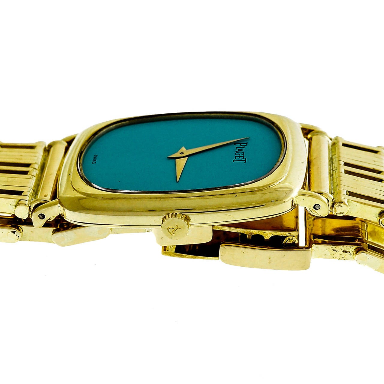 Piaget Lady's Yellow Gold Wristwatch With Custom-Colored Dial 1