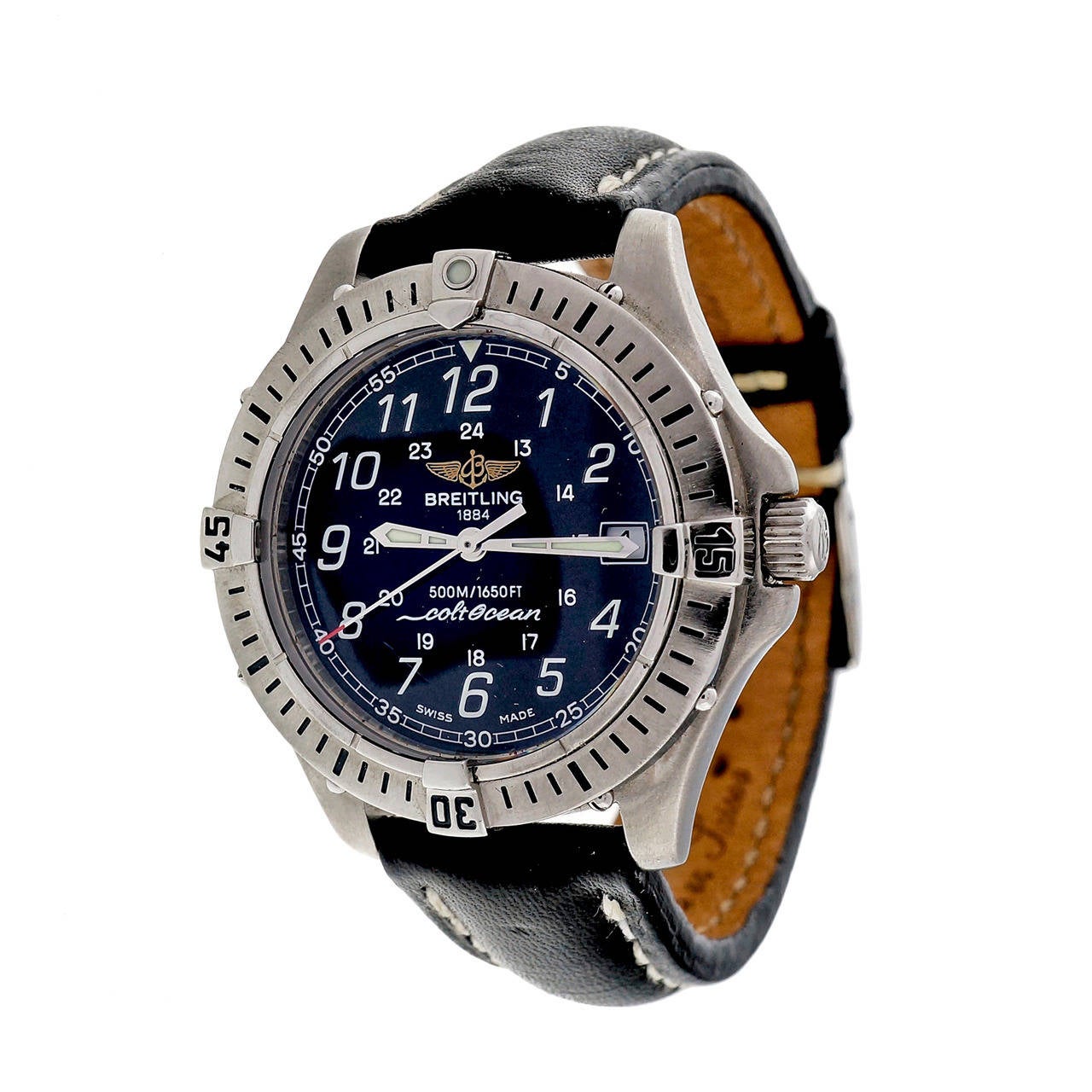 Breitling Edelstahl Colt Ocean Armbanduhr
