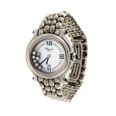 Chopard Lady's Stainless Steel Happy Diamond Wristwatch