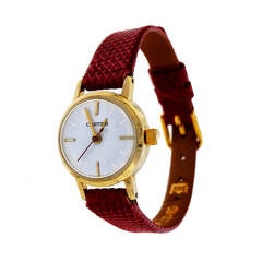 Cartier Lady's Yellow Gold Wristwatch circa 1960s