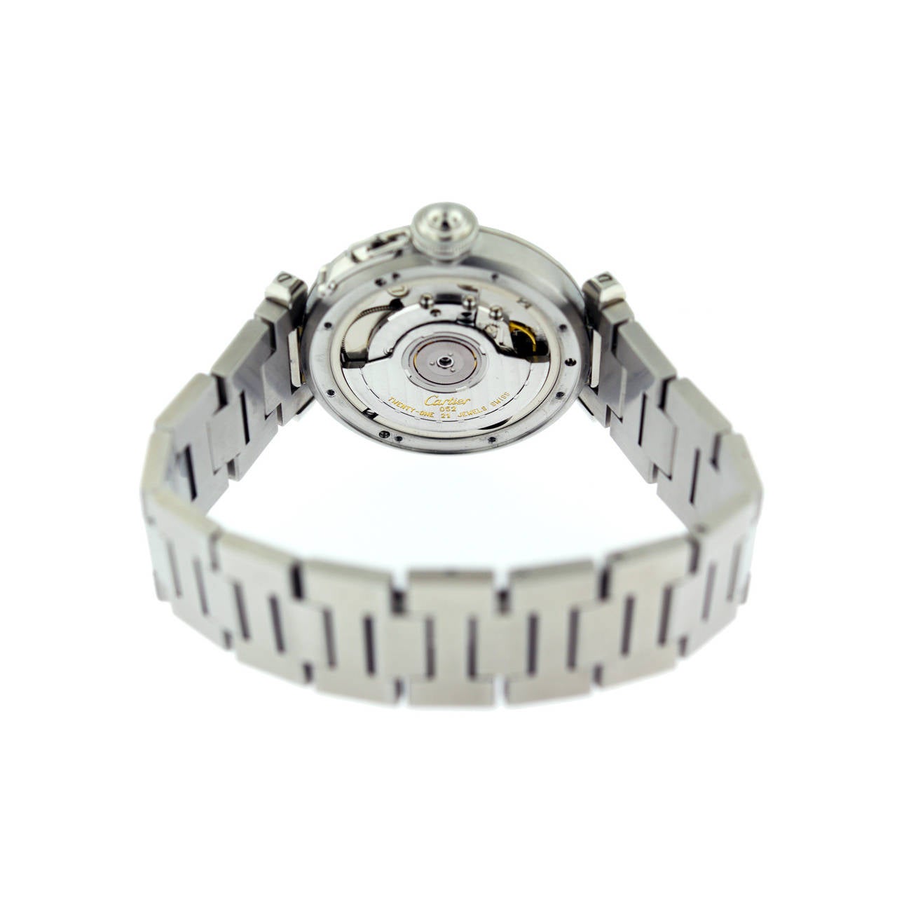 Cartier Stainless Steel Pasha Automatic Wristwatch with Date 1