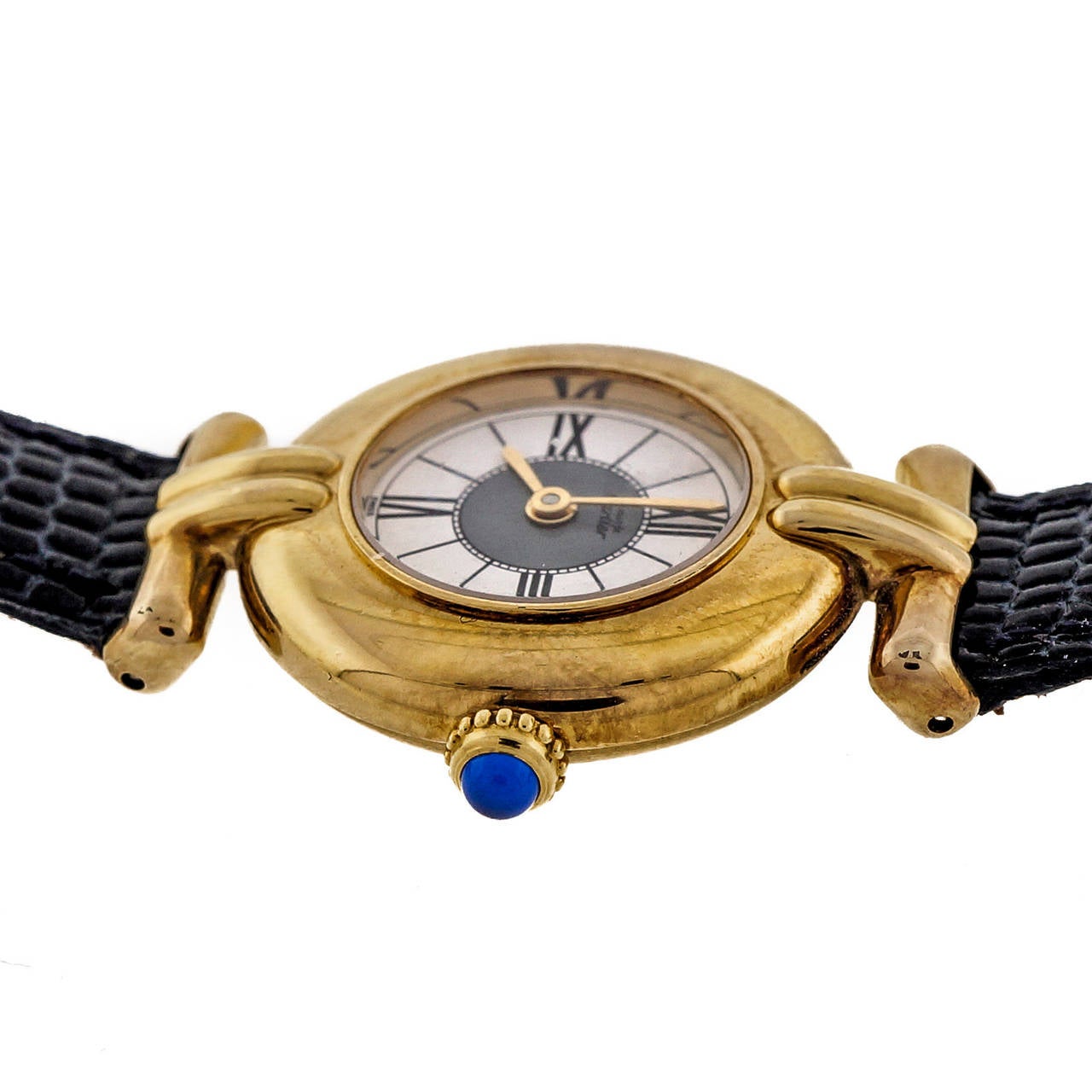 Cartier Lady's Gilt Silver Vermeil Wristwatch 1