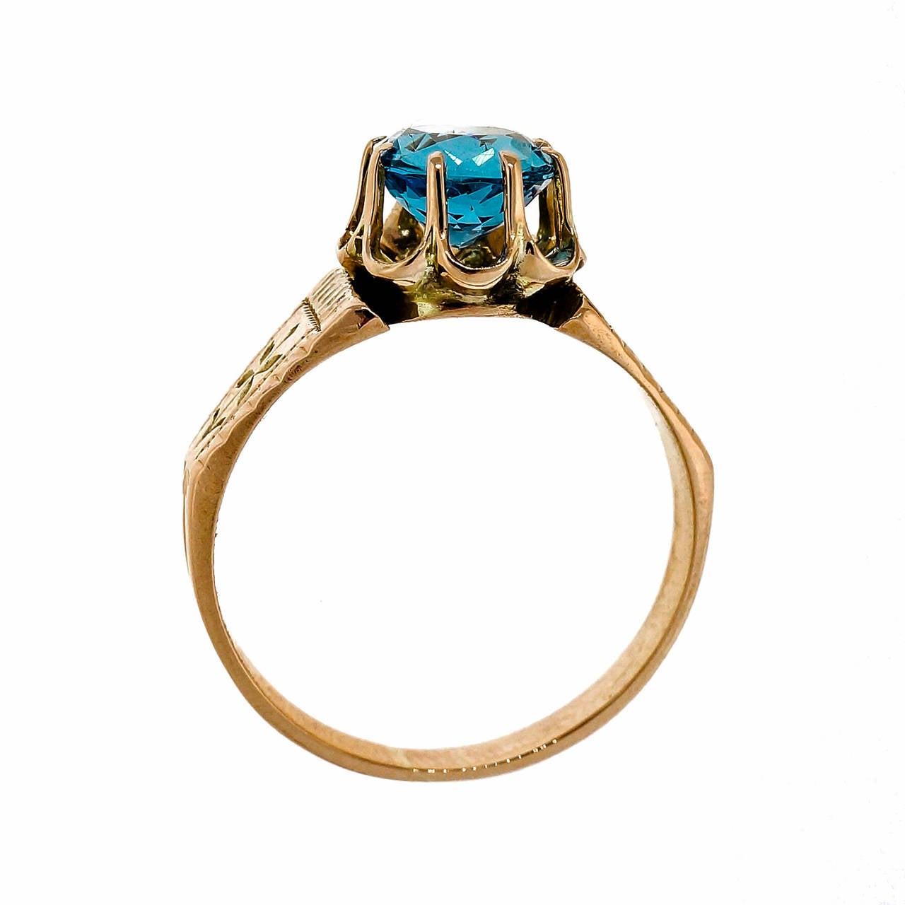 victorian aquamarine ring
