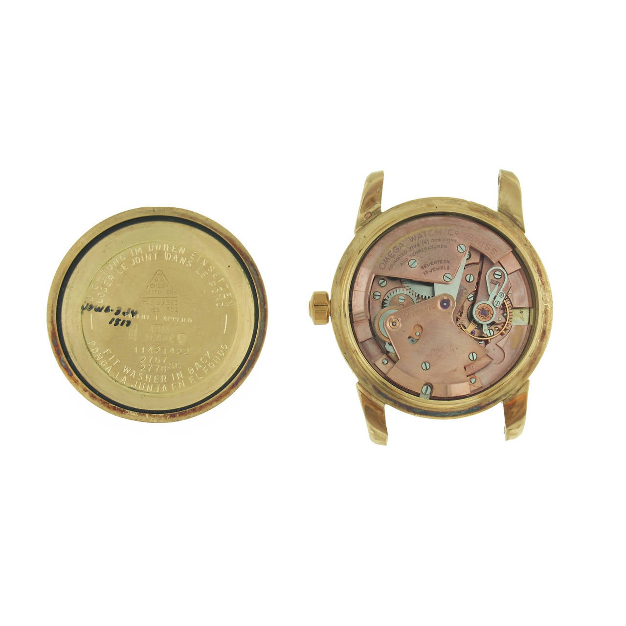 Omega Yellow Gold Seamaster Wristwatch with Custom-Colored Dial 3