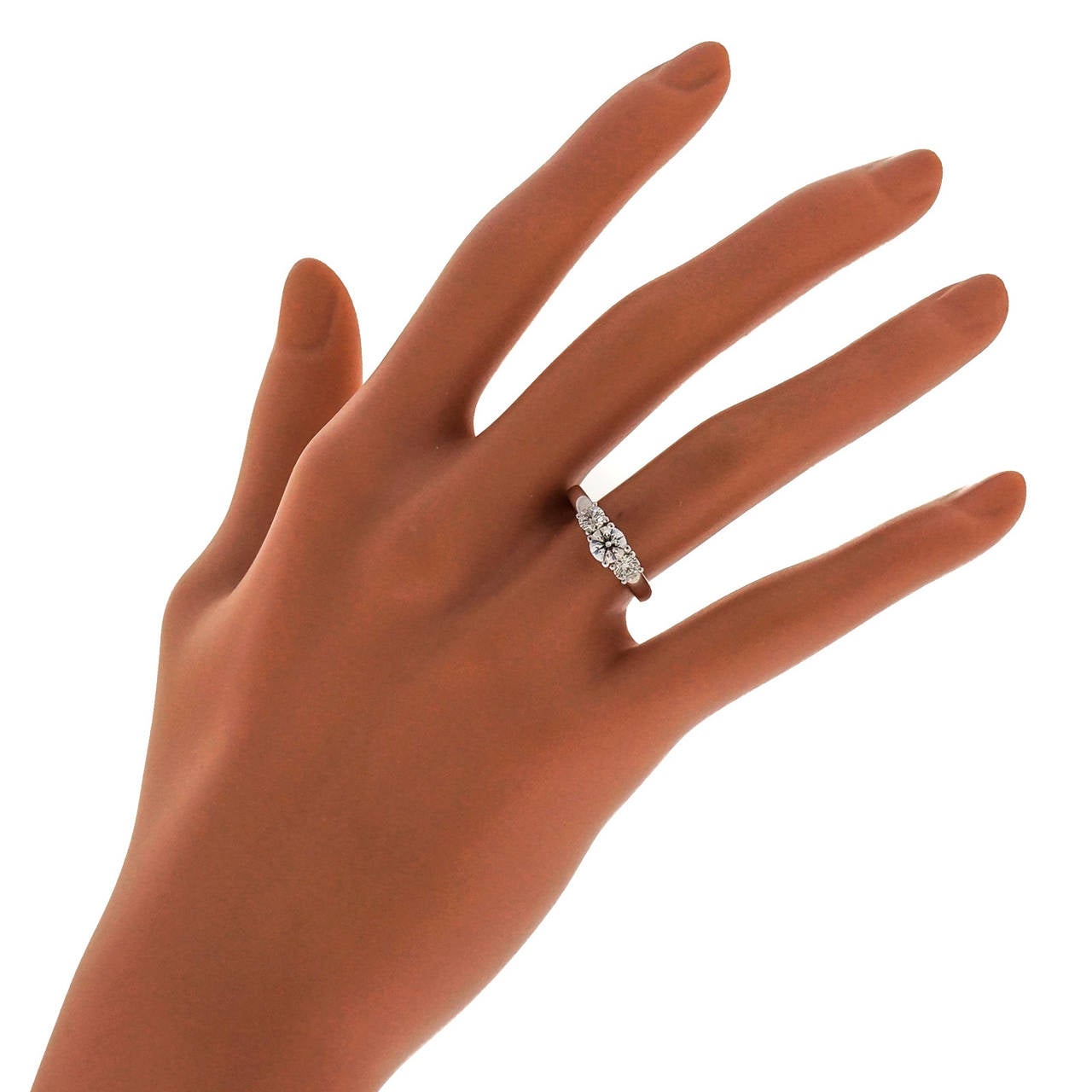Birks blue diamond engagement ring