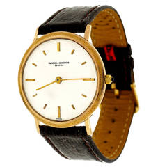 Vintage Vacheron & Constantin Yellow Gold Wristwatch 