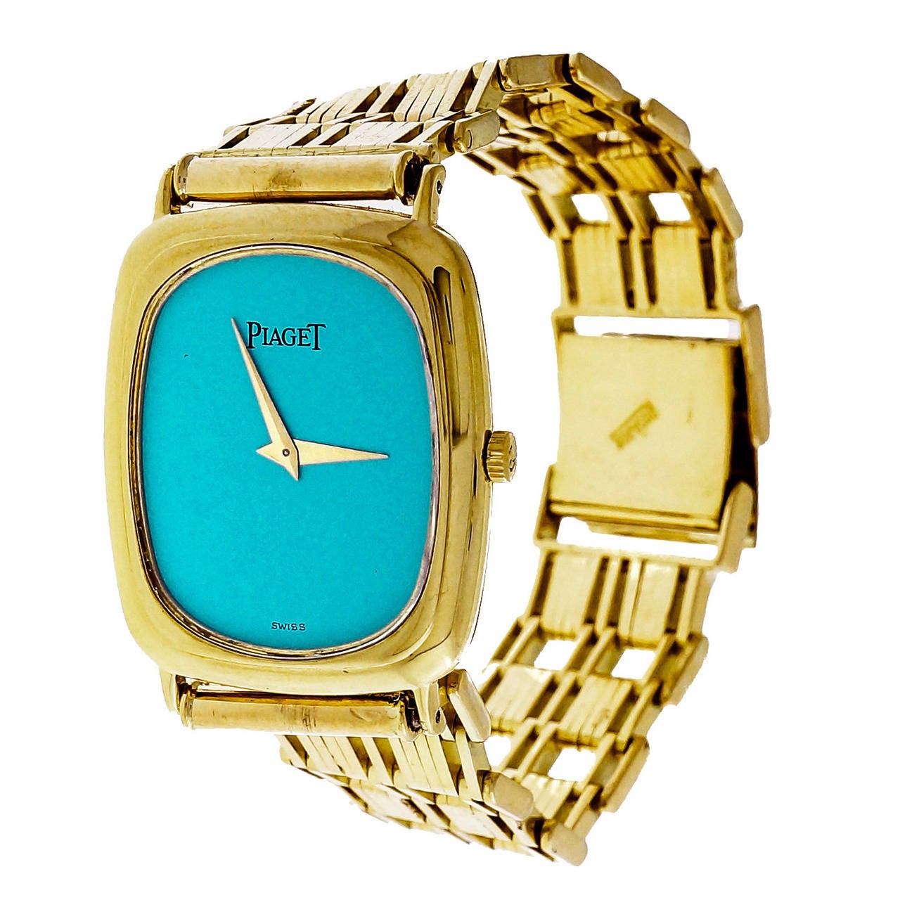 Piaget Lady's Yellow Gold Wristwatch With Custom-Colored Dial