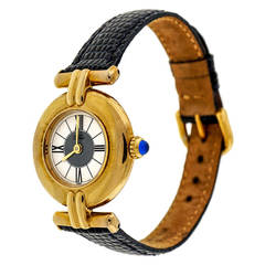 Cartier Lady's Gilt Silver Vermeil Wristwatch