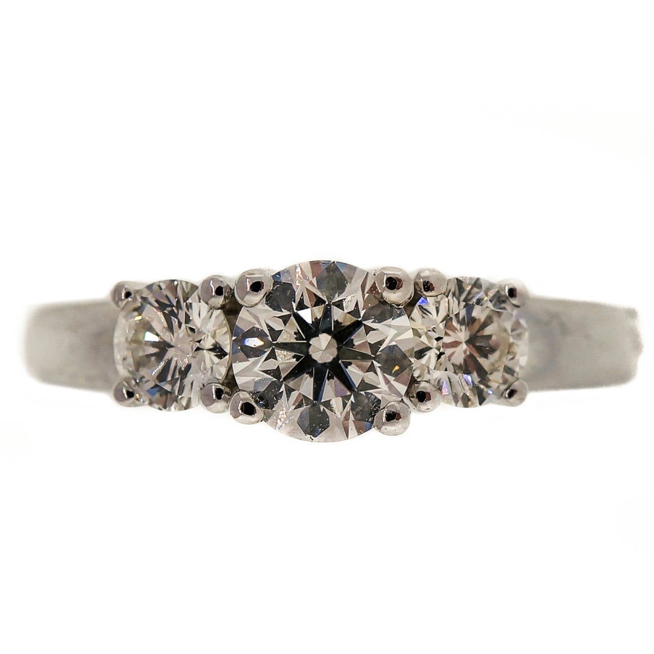 Birks split shank engagement ring