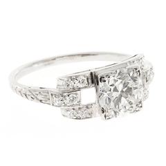 Diamond Platinum Engagement Ring 3