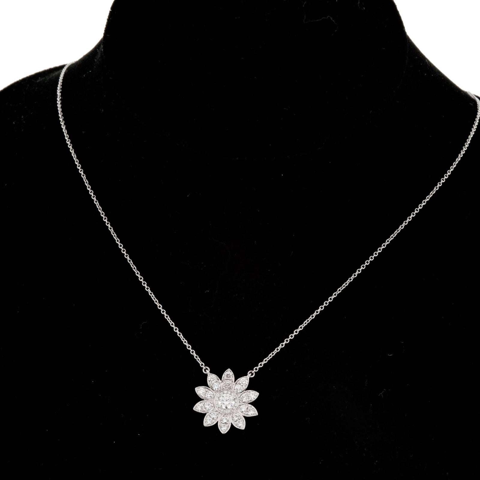 sunflower necklace tiffany