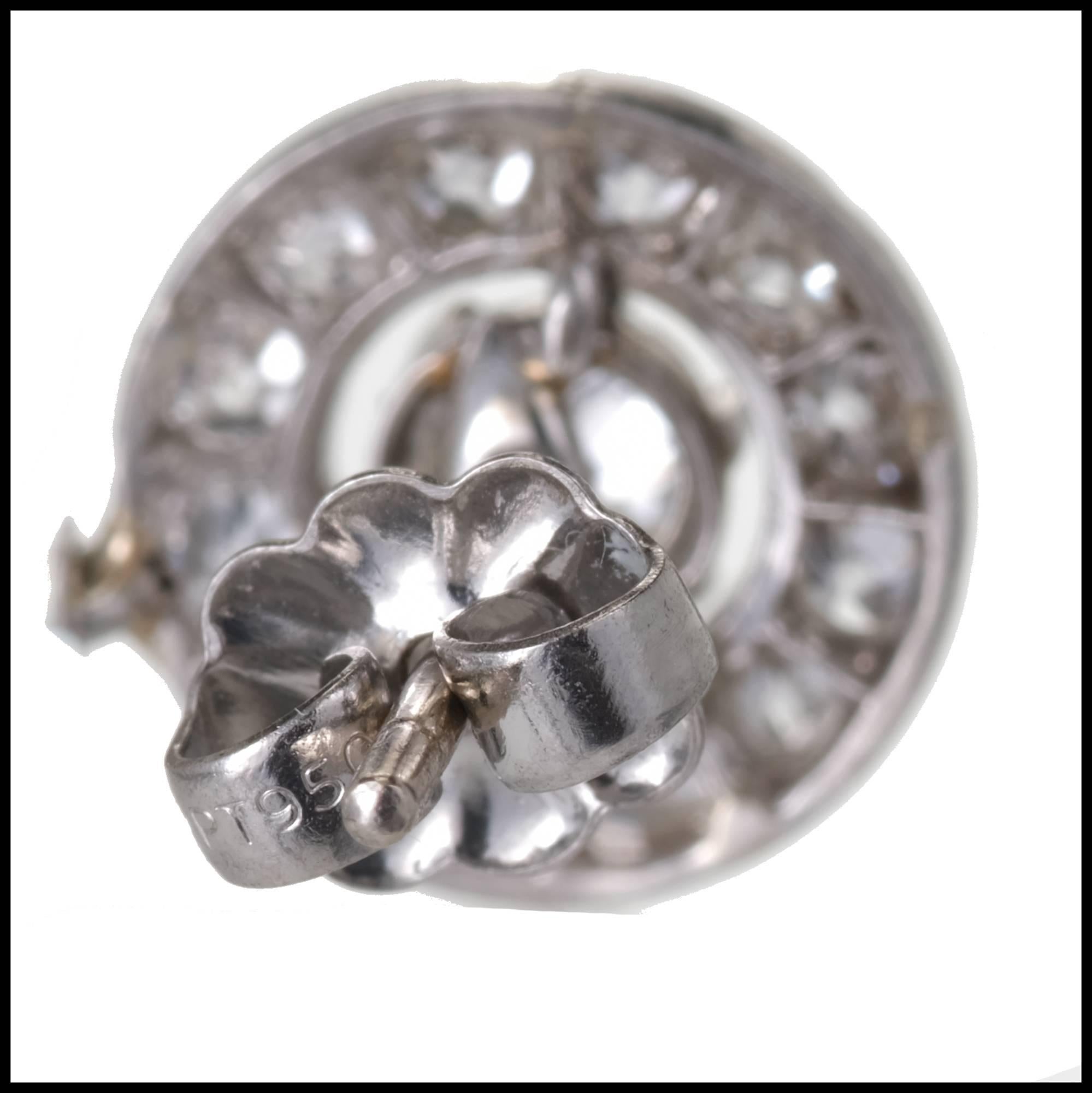 Pear Cut Cartier Paris GIA Certified 7.89 Carat Diamond Platinum Dangle Earrings For Sale