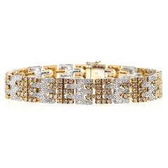 Sonia B White And Yellow Gold Diamond Bracelet