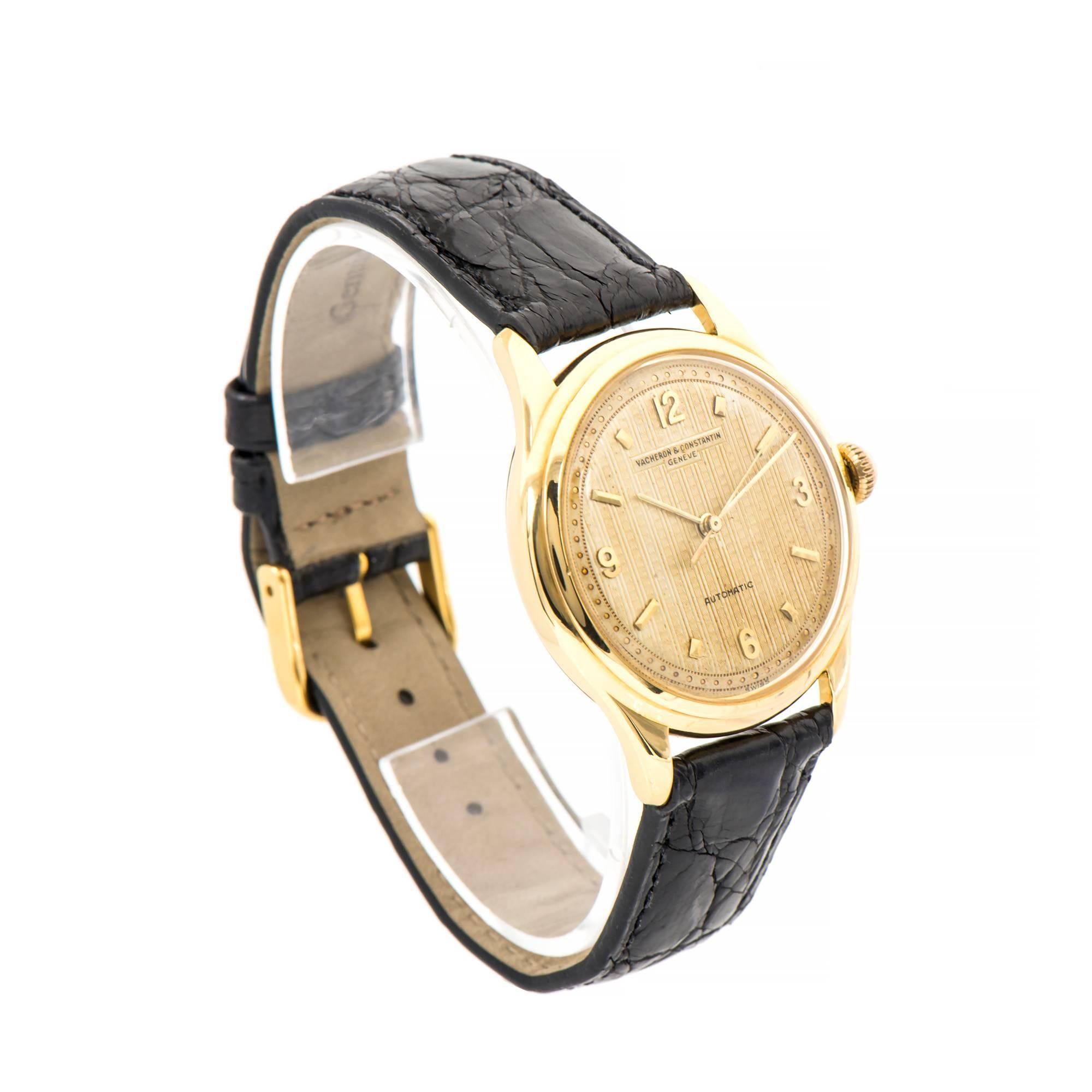 Women's or Men's Vacheron Constantin Yellow Gold Automatic Wristwatch 