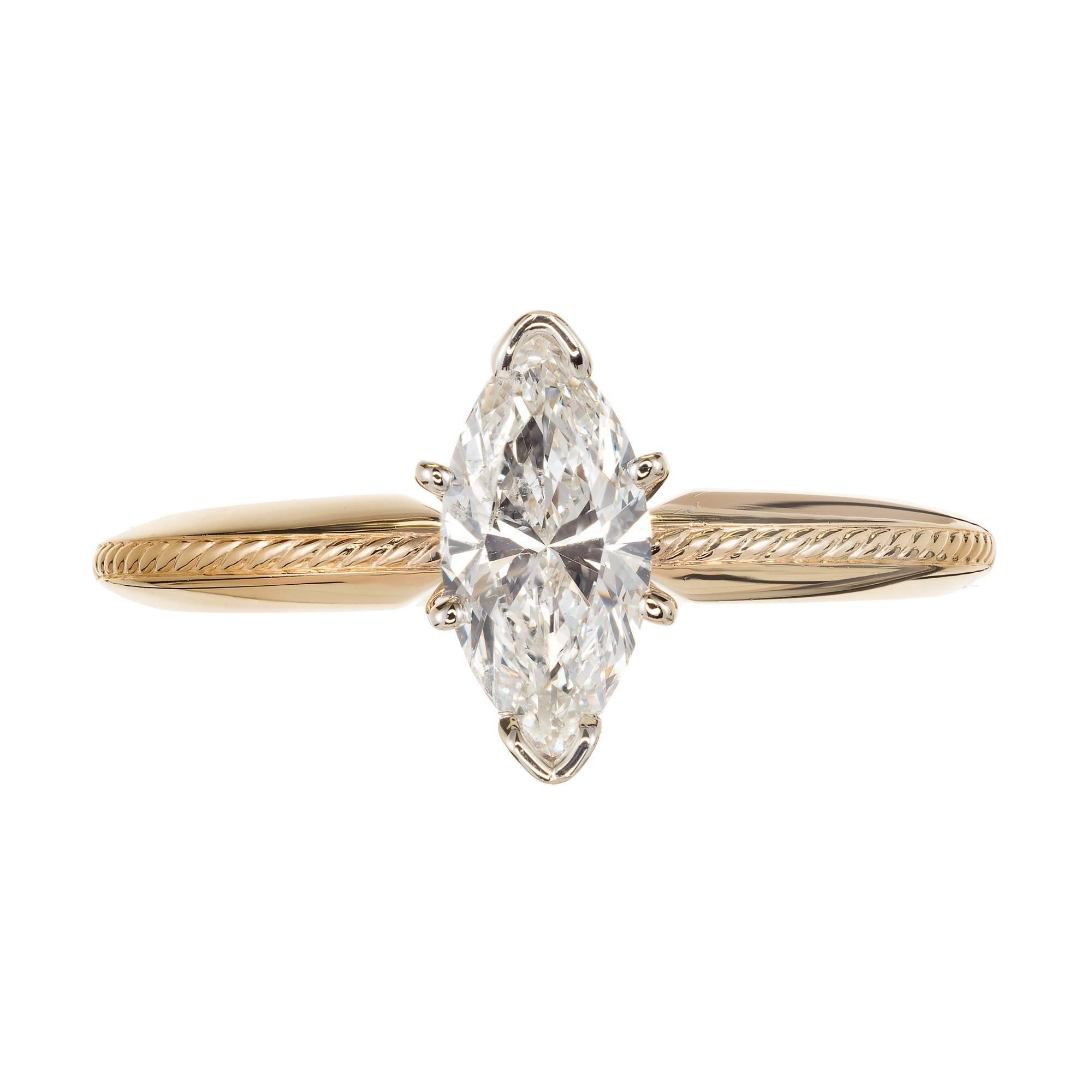 marquise diamond solitaire engagement rings