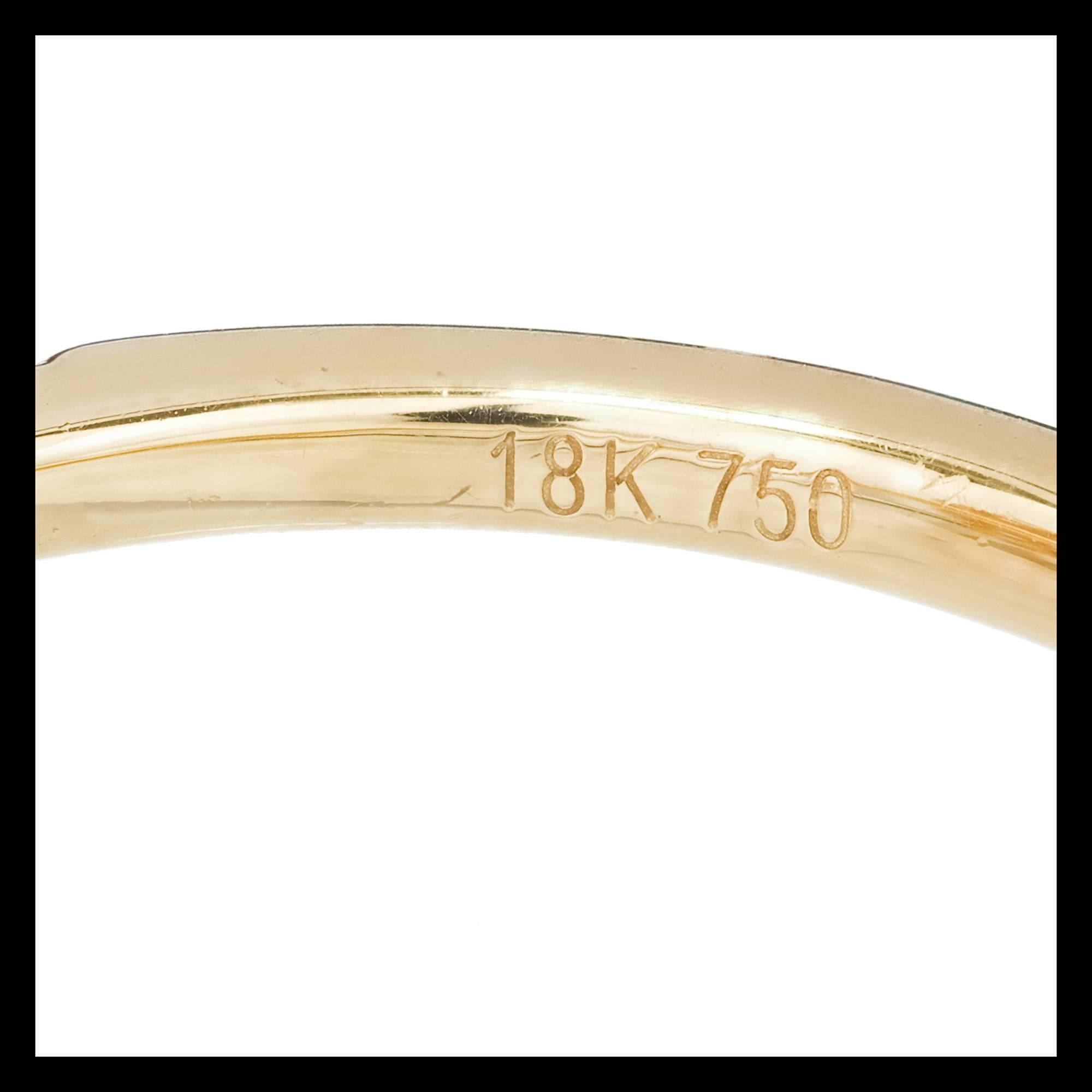Bague de fiançailles en or Halo avec saphir rose et diamant blanc de 2,41 carats, certifiée par le GIA. en vente 5