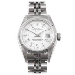 Rolex Lady's Stainless Steel Date Wristwatch Ref 79190 12