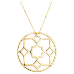 Tiffany & Co. Collar Medallón Zellige Paloma Picasso Oro Amarillo