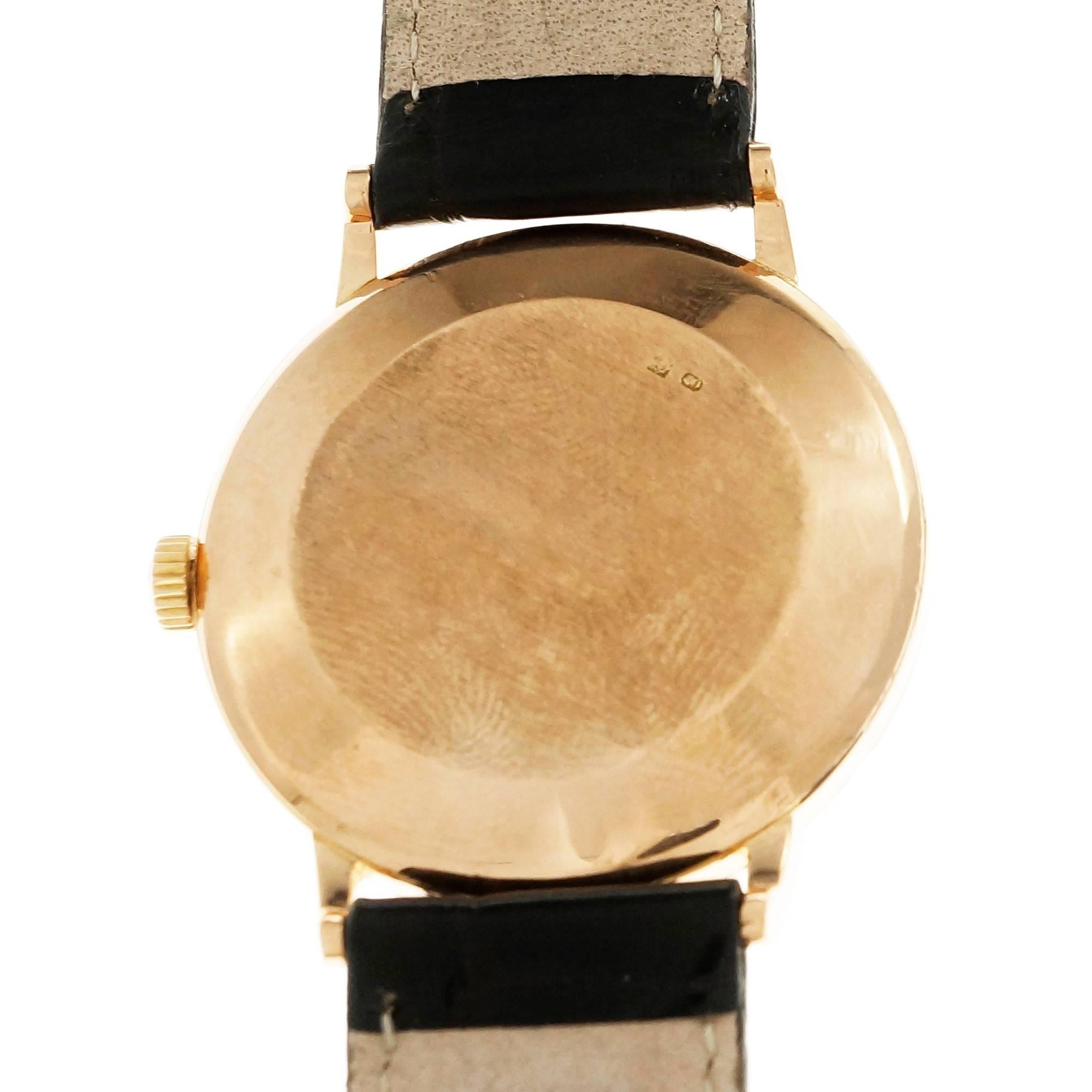 Patek Philippe Rose Gold Calatrava Manual Wind Wristwatch Ref 3410 1