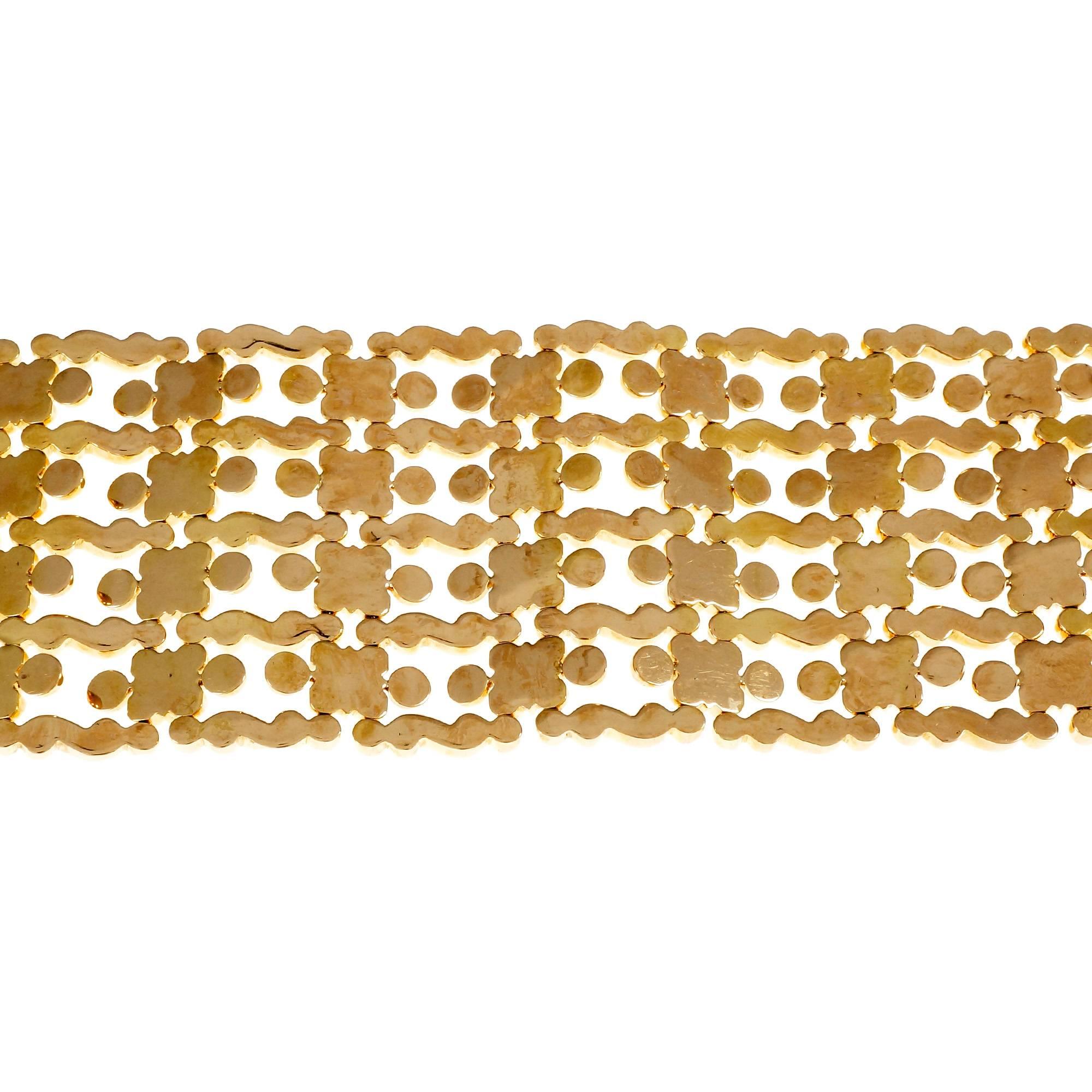 18k italian gold bracelet price