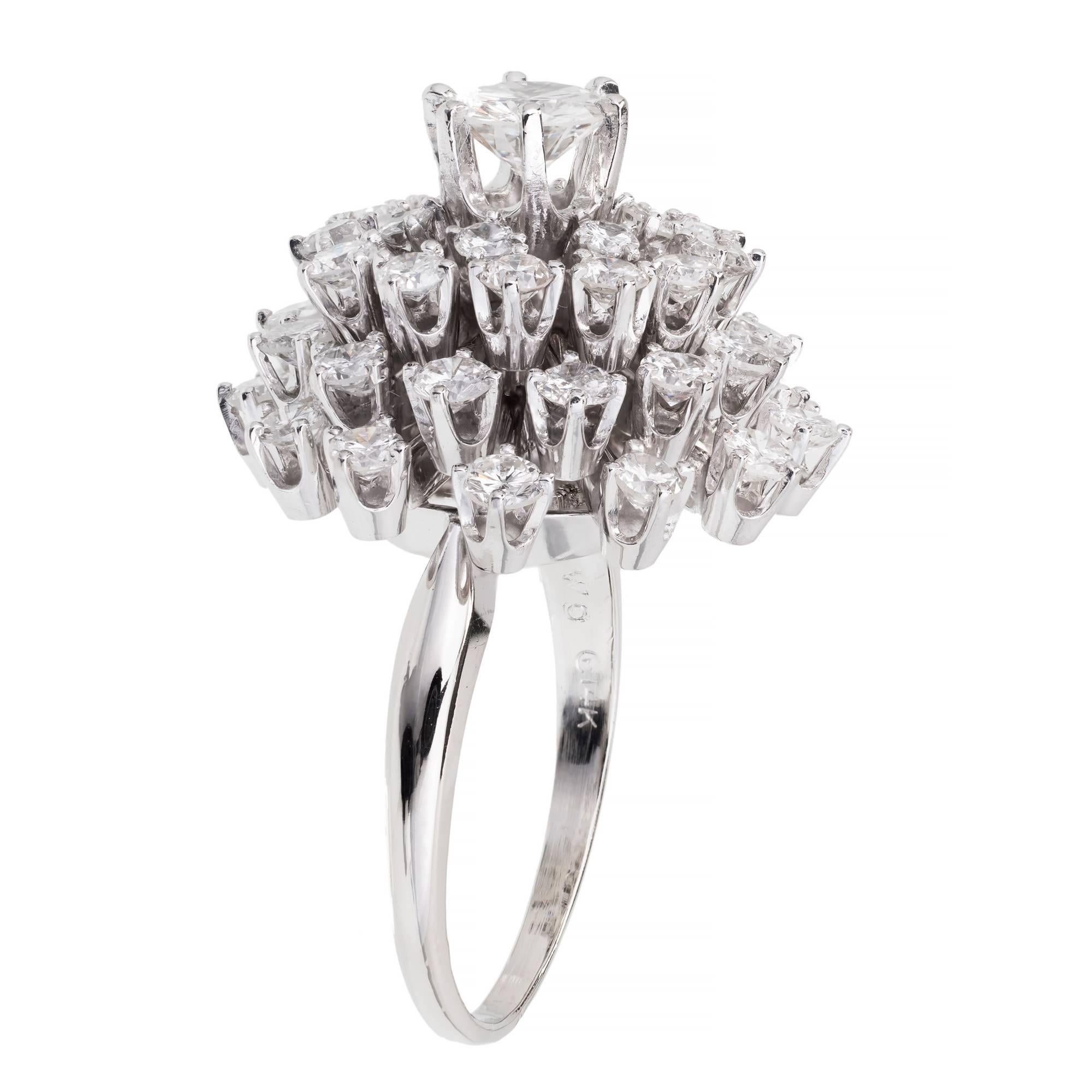 cocktail cluster ring