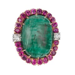 Emerald Cocktail Rings