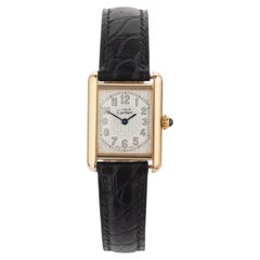 Must de Cartier Vermeil Tank Wristwatch