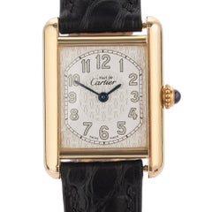 Must de Cartier Vermeil Tank Wristwatch