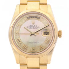 Rolex Yellow Gold Day-Date President automatic Wristwatch Ref 118208