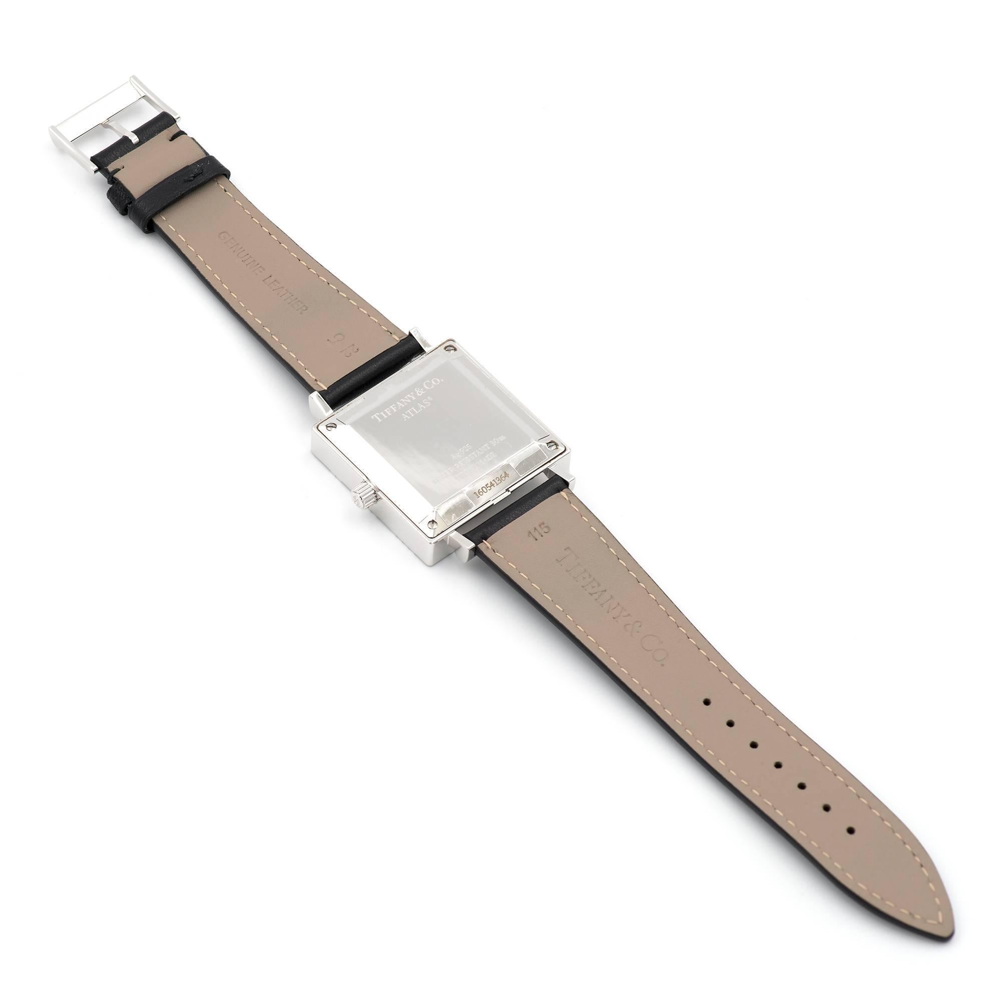 Tiffany & Co. Sterling Silver Atlas Automatic Wristwatch 1