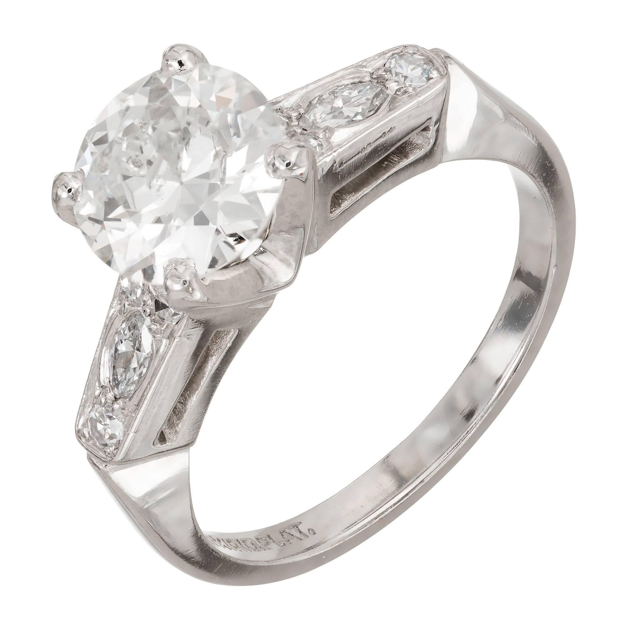EGL Certified 1.52 Carat Diamond Engagement Ring