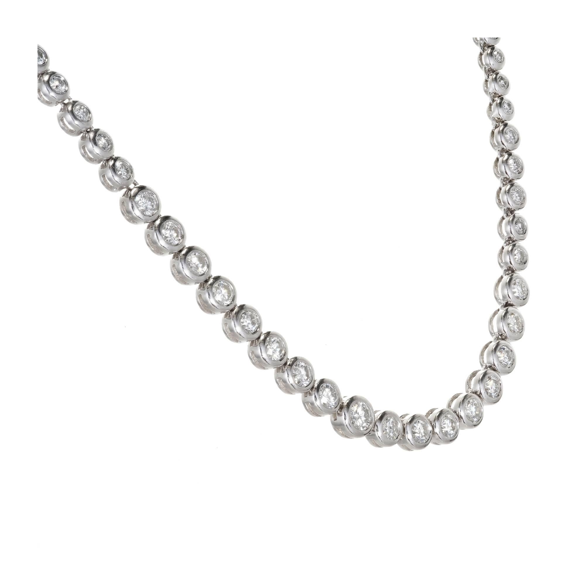 diamond platinum necklace