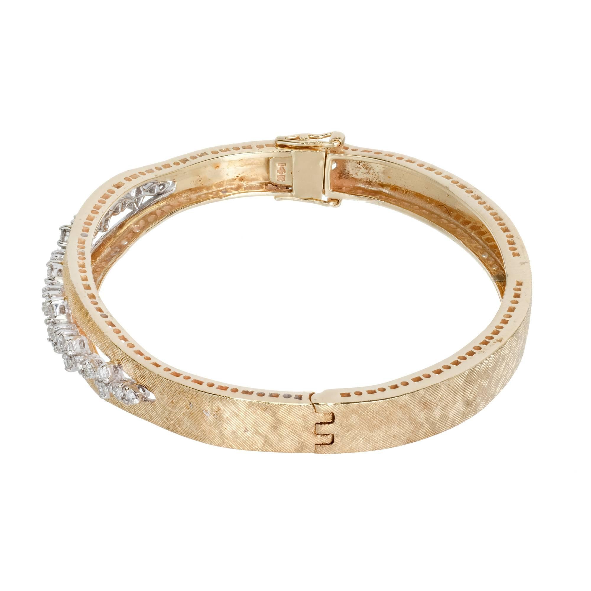 solid gold bracelet with diamonds