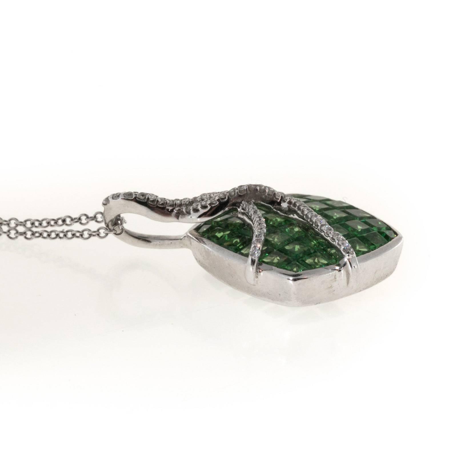 tsavorite necklace