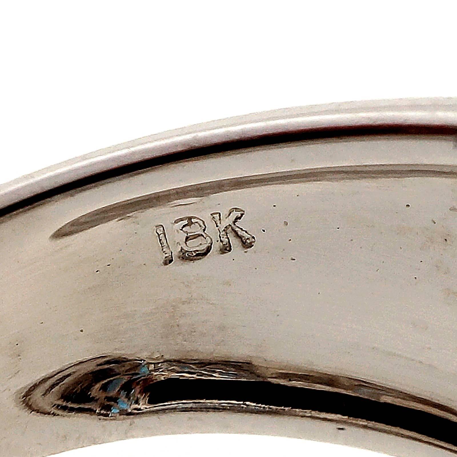 Bellarri Blue Topaz Diamond White Gold Ring 5
