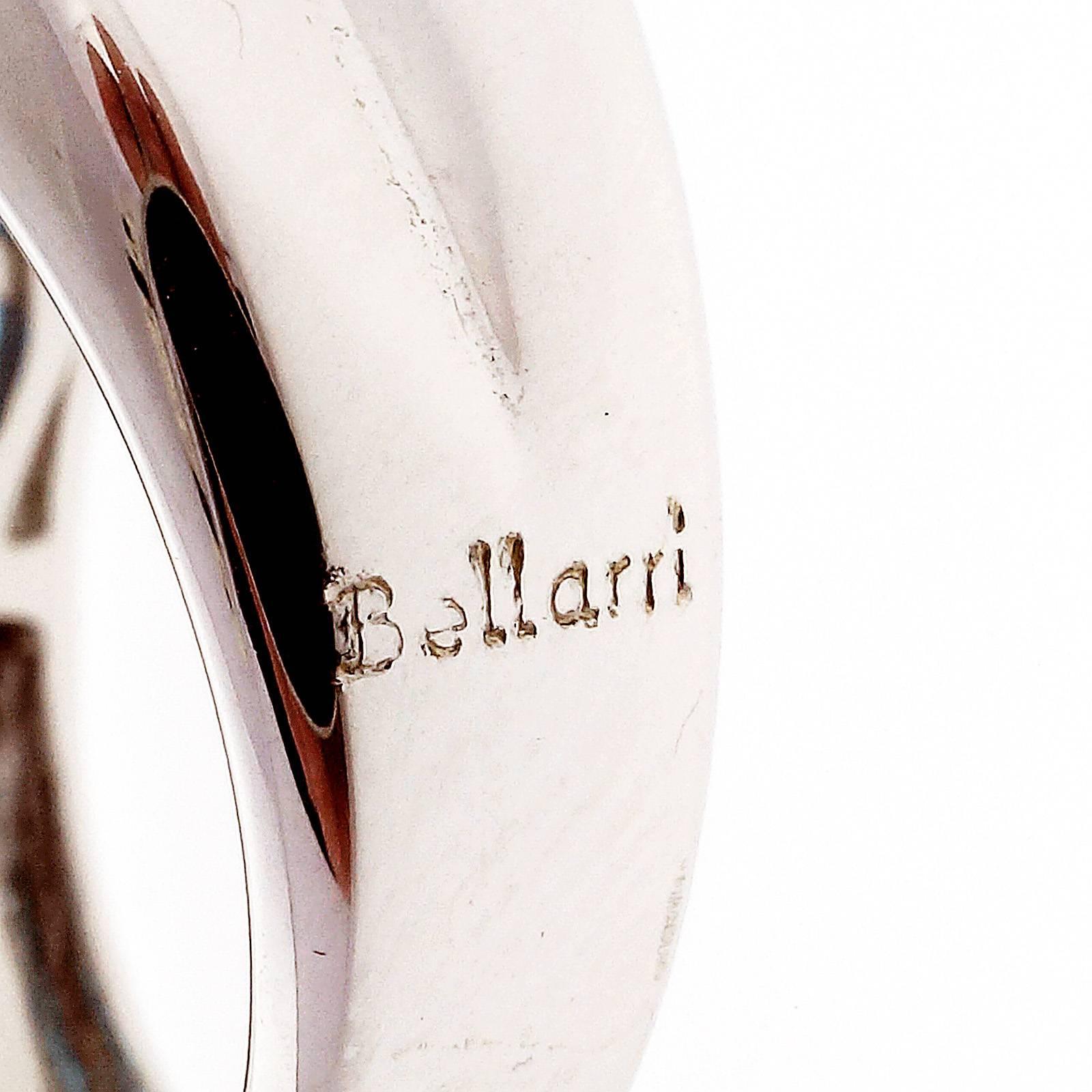 Bellarri Blue Topaz Diamond White Gold Ring 2